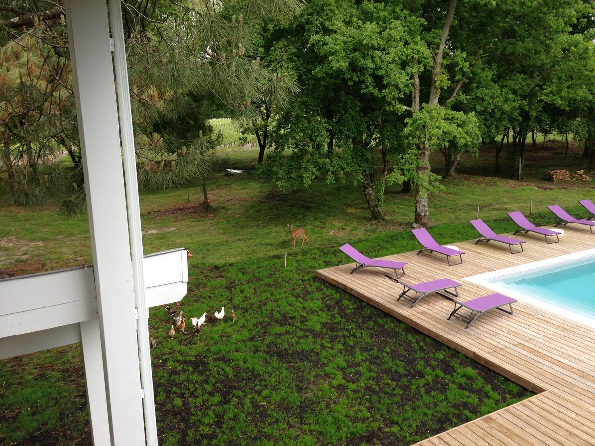 Domaine De Giron Bed & Breakfast Moulis-en-Medoc ภายนอก รูปภาพ